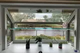 interior view of storm windows