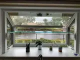 interior view of storm windows